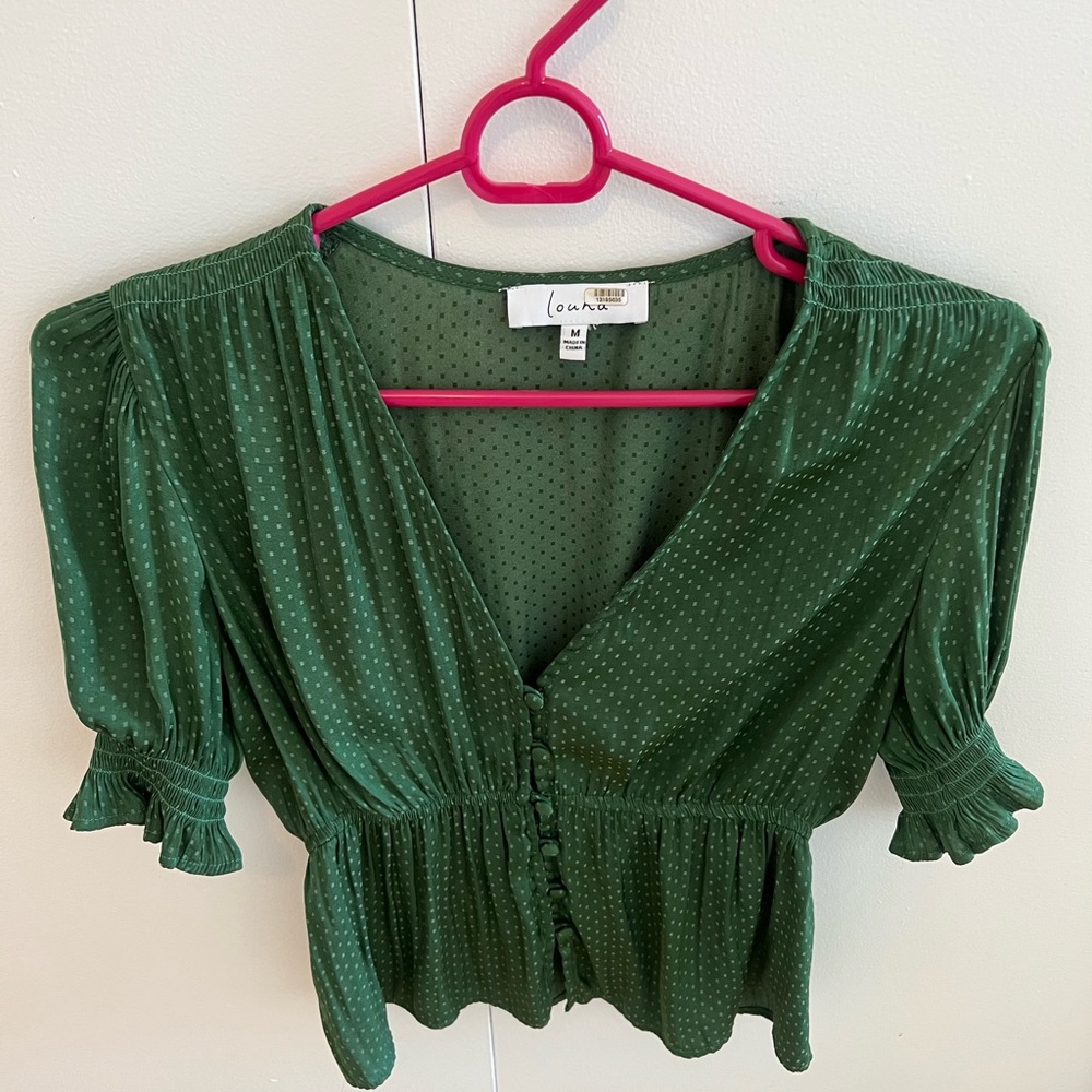 Louna green blouse
